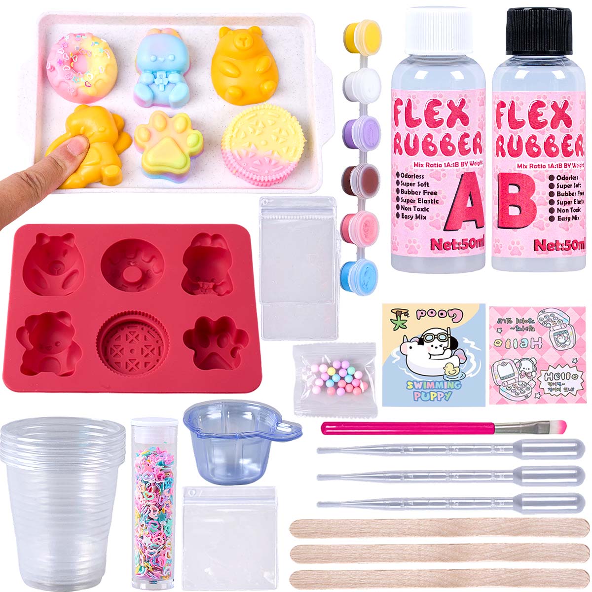 Donut Mold Silicone - 타바 스퀴시 메이커 키트 플렉스 러버