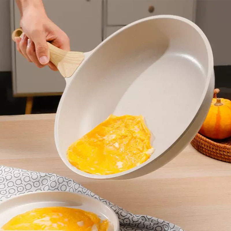 Mini Pancake Griddle - 내구성이 뛰어난 논스틱 웍 프라이팬 세라믹