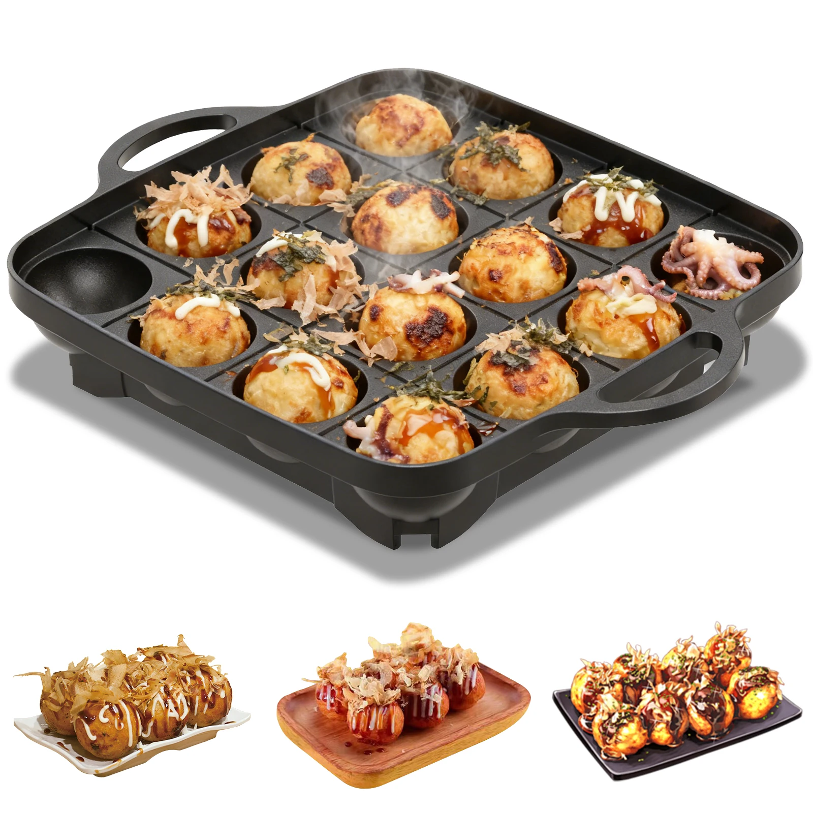 16구 타코야끼 팬 알루미늄 팬케이크 볼 메이커 논스틱 - Takoyaki Grill Plate 리뷰 및 가격
