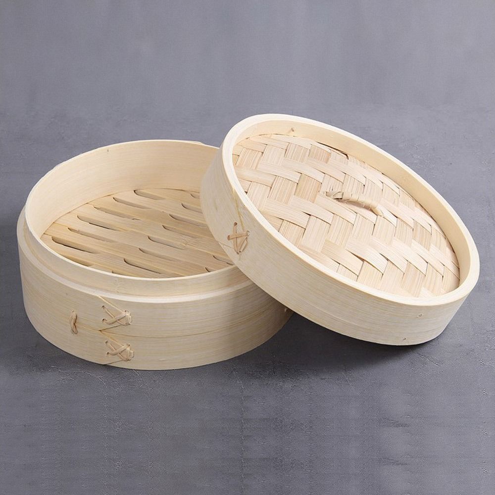중국식 찜기 대나무 찜기 뚜껑이 있는 딤섬 찜기 바오  - Bao Steamer Bamboo 리뷰 및 가격