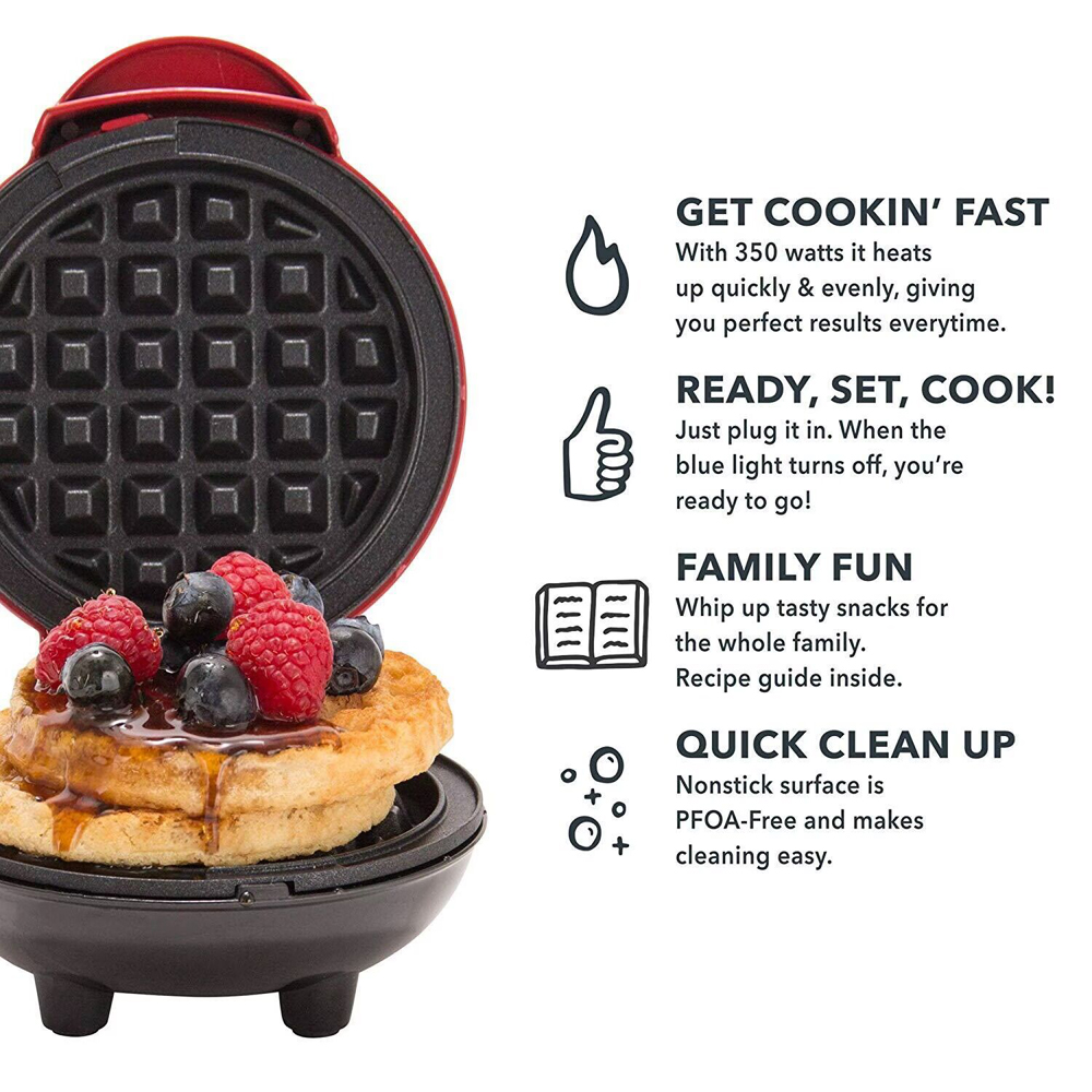 미니 와플 메이커 버블 에그 케이크 오븐 아침 식사용  - Egg Waffle Pan 리뷰 및 가격