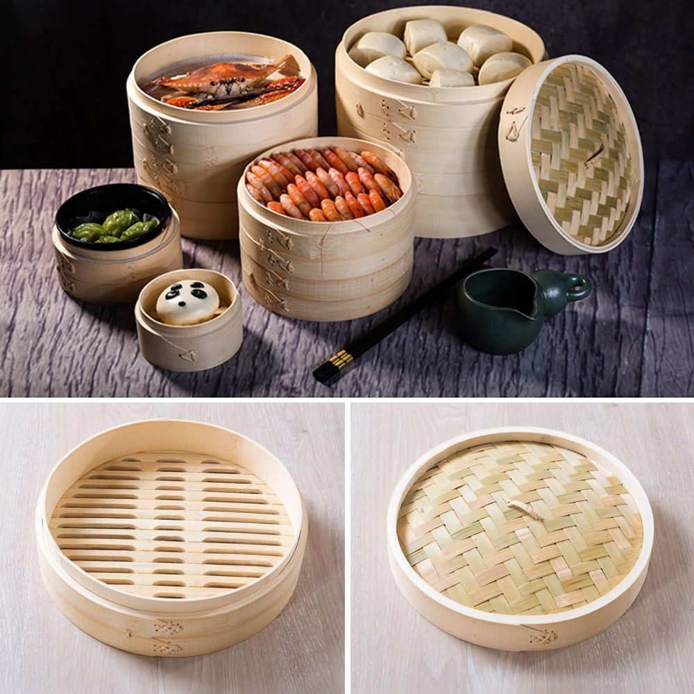 중국식 찜기 대나무 찜기 딤섬 요리용 바오 번 찜기 바 - Bao Steamer Bamboo 리뷰 및 가격