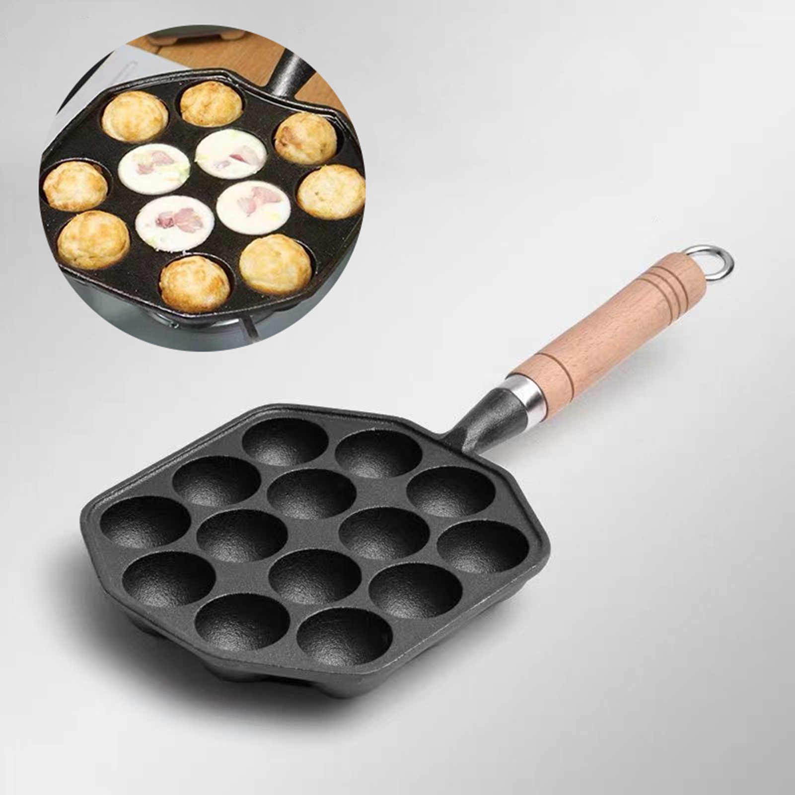 타코야키 팬 논 스틱 캐스트 다리미 문어 고기 볼 몰드 - Egg Waffle Pan 리뷰 및 가격