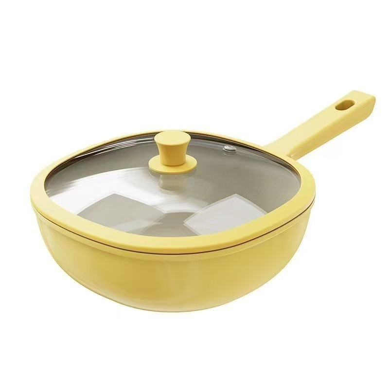티타늄 철 냄비, 다기능 논스틱 냄비, 두꺼운 철 웍, - Cast Iron Corn 리뷰 및 가격