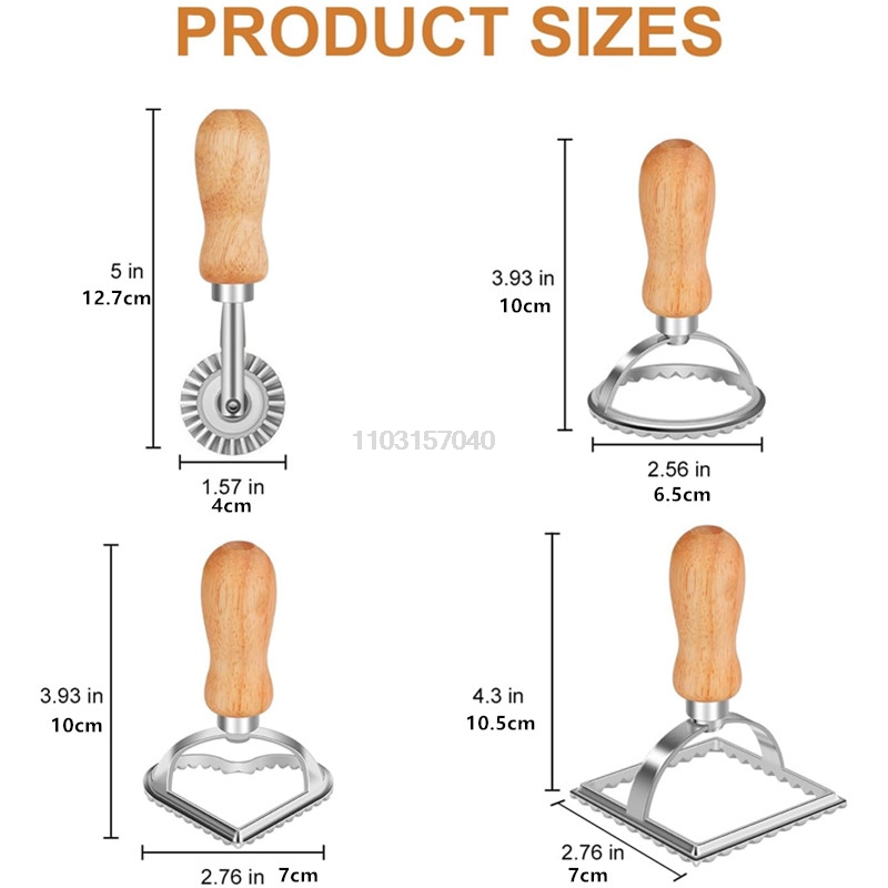 3/4Pcs 수동 파스타 금형 세트 홈 라비올리 커터  - Dumpling Press Set 리뷰 및 가격