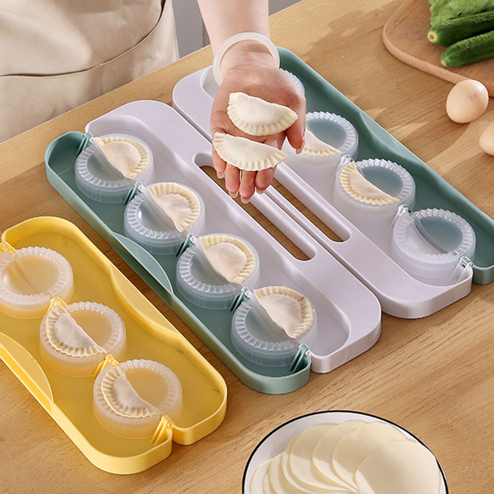 DIY 만두 제조기 8 그리드 프레스 라비올리 반죽 과 - Dumpling Press Set 리뷰 및 가격