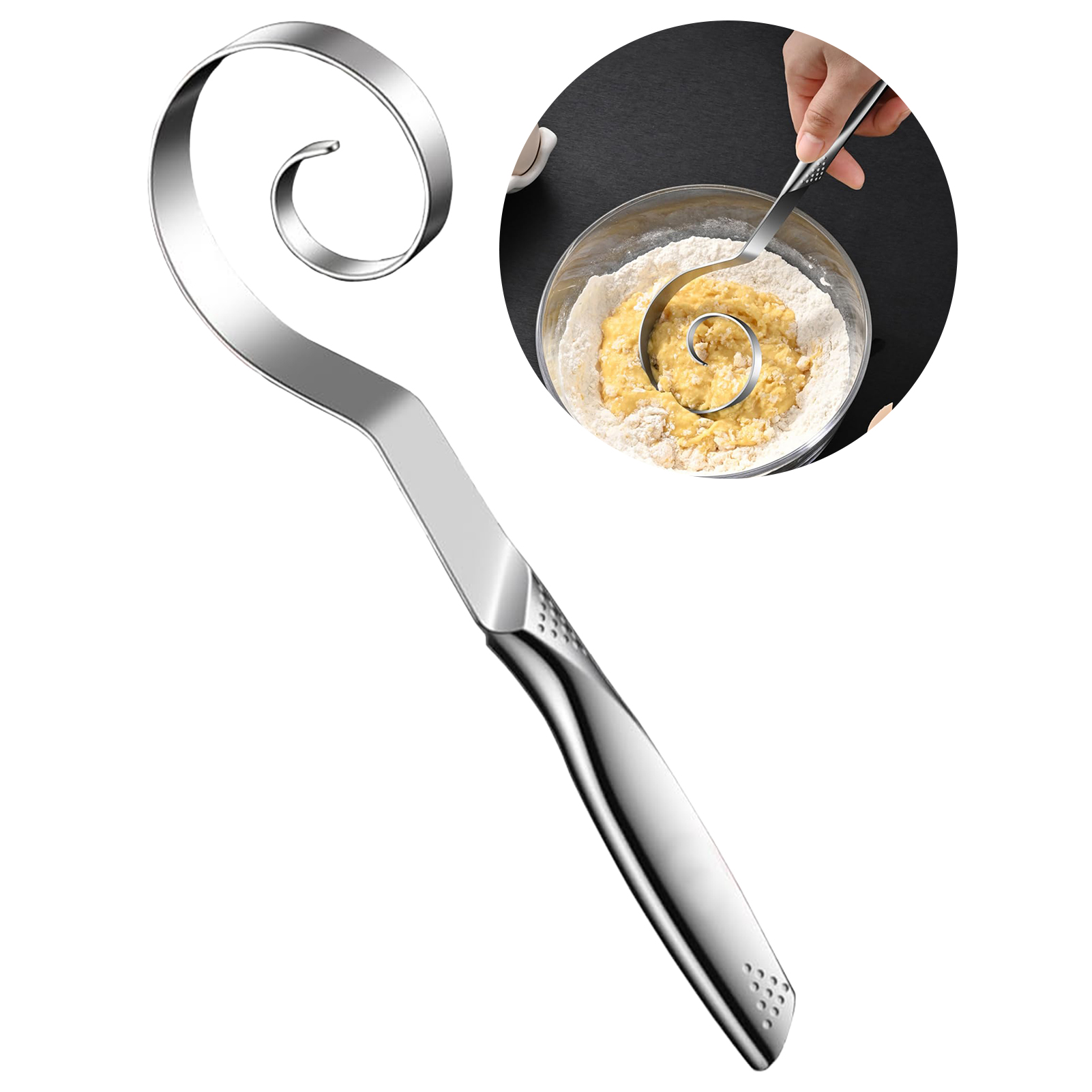 덴마크식 반죽 거품기 스테인리스 스틸 핸드헬드 브레드  - Danish Pancake Pan 리뷰 및 가격