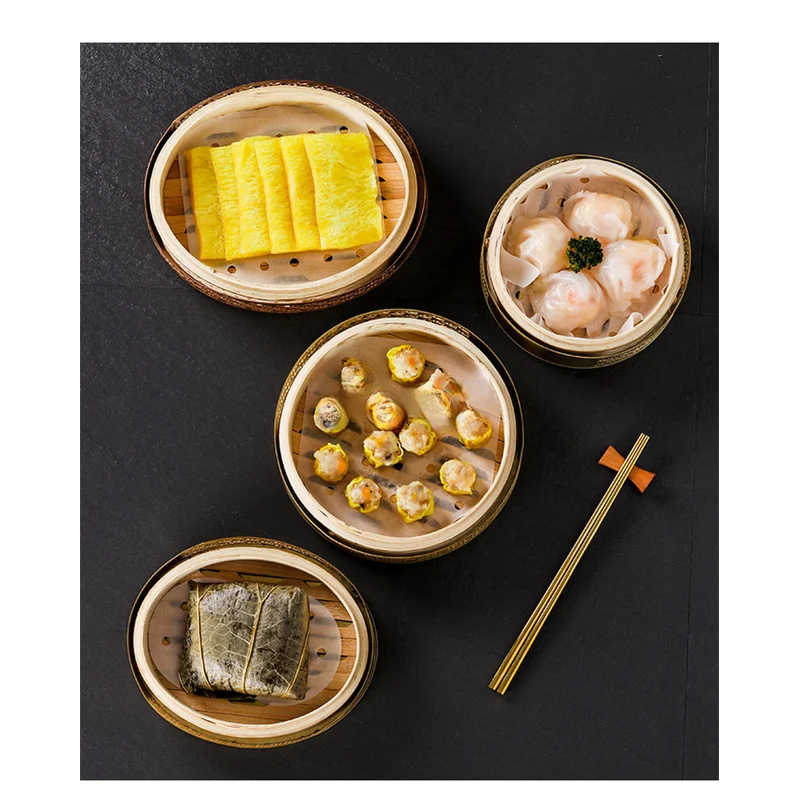 중국식 대나무 디섬 뚜껑이 있는 만두 찜기, 바오 번  - Bao Steamer Bamboo 리뷰 및 가격