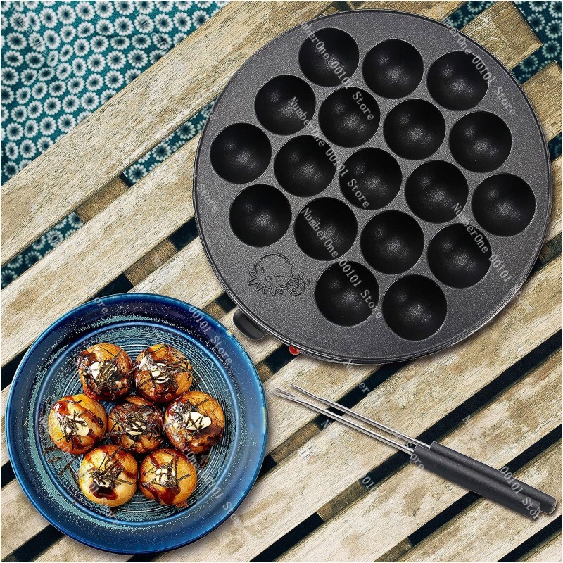 인기 폭발 문어볼 메이커 전기 타코야키 기계 가정용 다 - Takoyaki Grill Plate 리뷰 및 가격