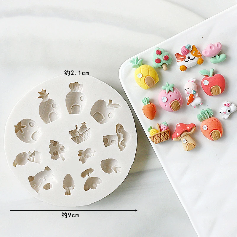 귀여운 토끼 곰 당근 집 실리콘 몰드 DIY 도넛 비스 - Donut Mold Silicone 리뷰 및 가격