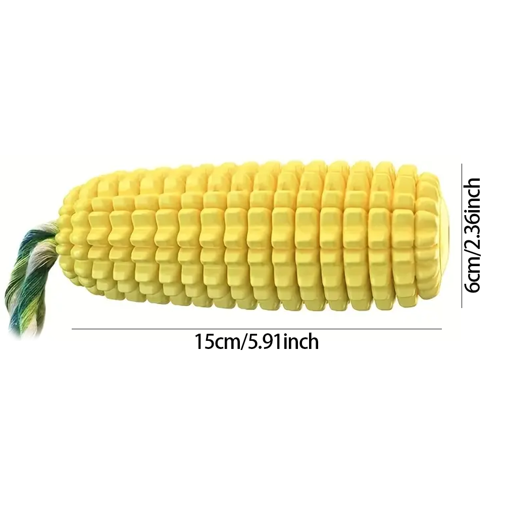 애완동물 장난감 삑삑이 치아 청소용 츄 스틱, TPR  - Corn Dog Stick 리뷰 및 가격