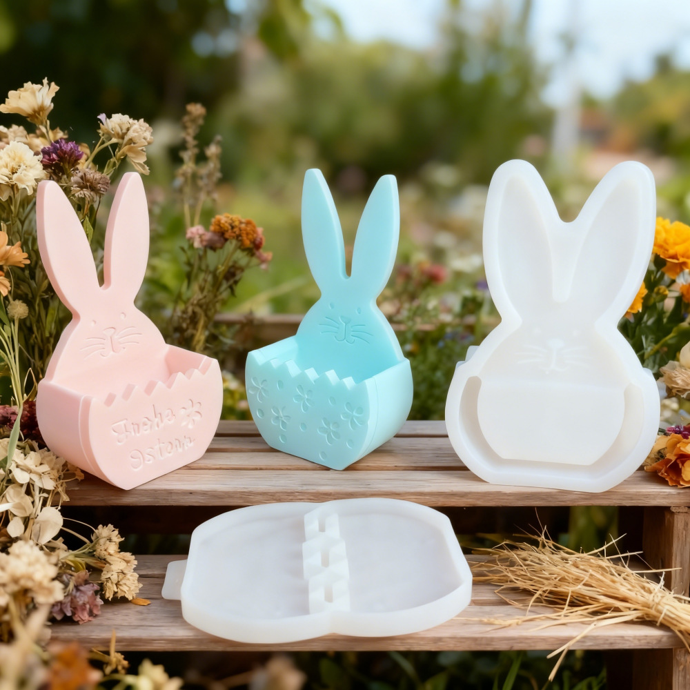 DIY 부활절 장식 레진 토끼 실리콘 몰드 울타리 토끼 - Bunny Cake Mold 리뷰 및 가격